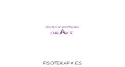 Desktop Screenshot of fisiocurarte.com