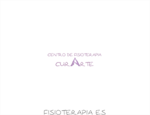 Tablet Screenshot of fisiocurarte.com